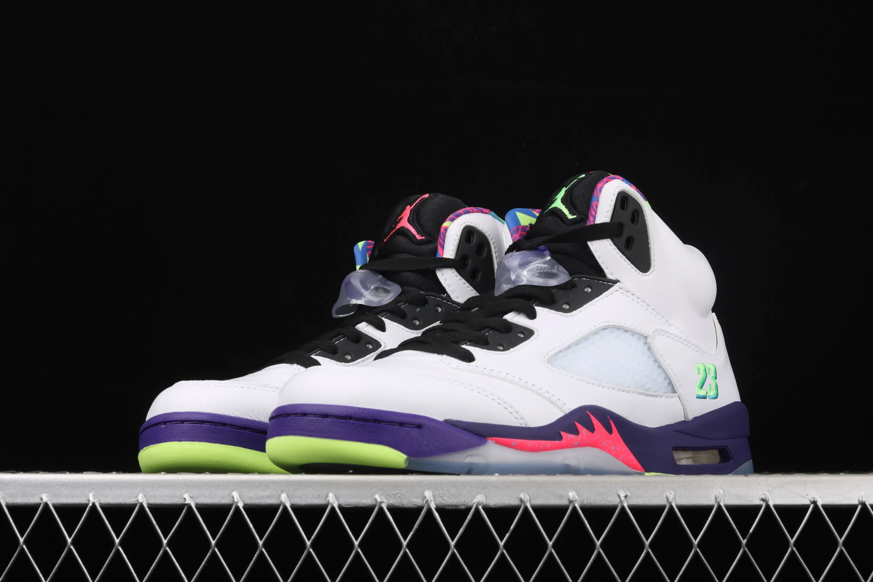 All categories Air Jordan Jordan series basketball shoes Air Jordan 5 Air Jordan 5 White Bel-Air AJ5 Joe 5 Fresh Prince 2020 version College Purple DB3335-100